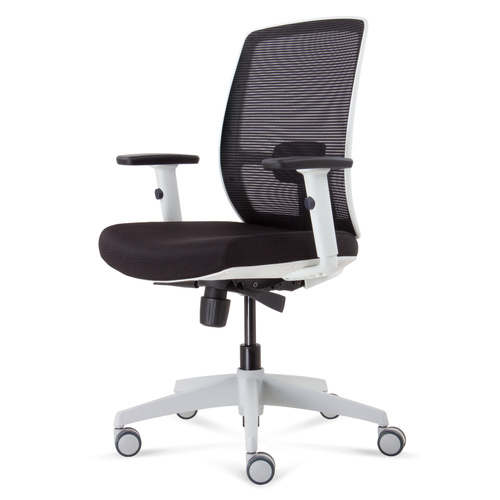 Luminous Promesh Operator Chair in Black Fabric