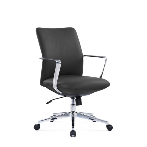 CSXpress Director Mid Back Black leather
