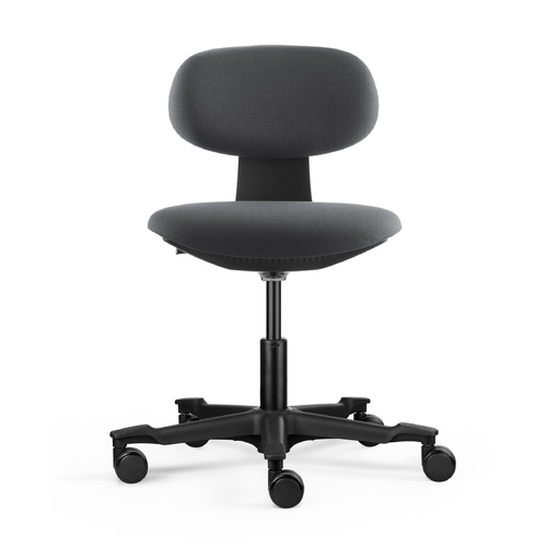 Yoyo Task Chair in dark grey fabric