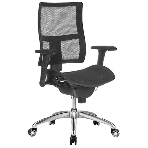 Zodiac Chair in Black Mesh